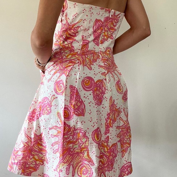 Lilly Pulitzer | “Conched Out” Seersucker Sundress (00) 🐚 - Picture 3 of 10